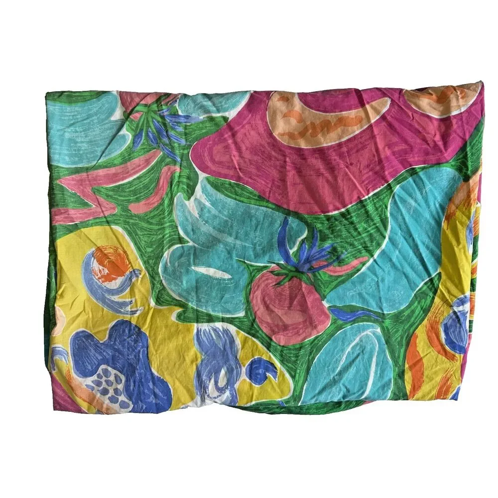 Ralph Lauren Home Collection Costa Paradiso Colorful Full Fitted Sheet Vintage